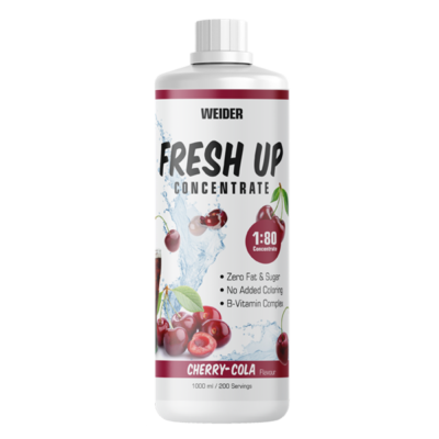 Weider Fresh Up Concentrate Μπανάνα-Κεράσι - 1000ml, Μπανάνα-Κεράσι
