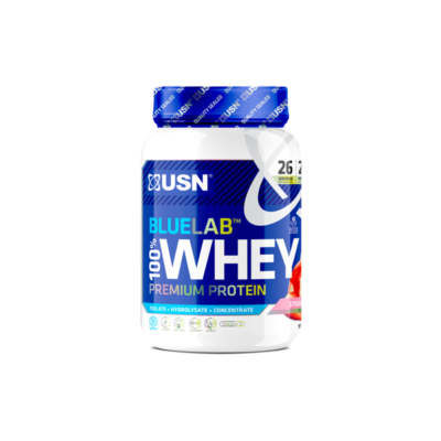 BlueLab 100% Whey Premium Protein ΓΕΥΣΗ Φράουλα ΜΕΓΕΘΟΣ 908g