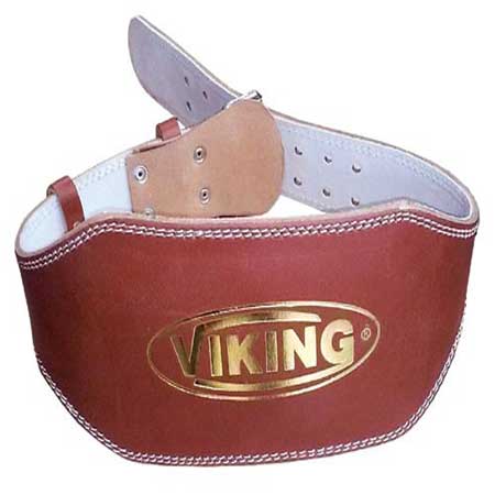 Viking Leather Weight Lifting Belt Ζώνη Μέσης Δερμάτινη (GS-14203)