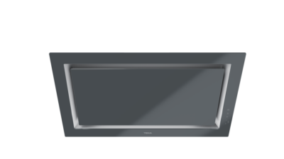 Teka DLV 98660 TOS Stone Grey Glass 90cm Γκρι Απορροφητήρας Καμινάδα Τοίχου