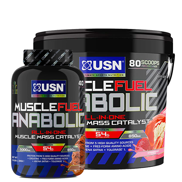 USN Muscle Fuel Anabolic 2kg/4kg ΑΠΟ Φράουλα - 2kg, Φράουλα